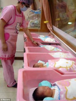 Hello Kitty kórház, ahol minden rózsaszín és cicás